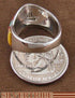 Sterling Silver Turquoise And Multicolor Inlay Ring Size 8-1/4 RS42250